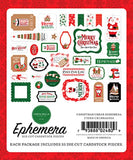 Carta Bella Christmas Cheer Ephemera Die Cut Embellishments