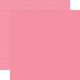 Echo Park Dots & Stripes Pink Tiny Dots Dot Patterned Paper