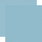 Echo Park Dots & Stripes Blue Tiny Dots Dot Patterned Paper