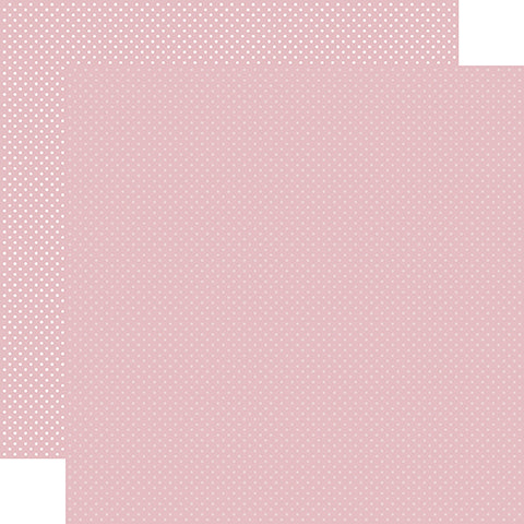 Carta Bella Dots Light Mauve Tiny Dots 12x12 Patterned Paper