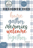 Carta Bella Farmhouse Summer Home Word Designer Die Set