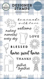 Carta Bella Farmhouse Summer Homemade With Love Designer Stamp Set