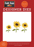 Carta Bella Fall Fun Rustic Sunflowers Designer Die Set