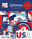 Carta Bella The Fourth of July Ephemera Embellishments