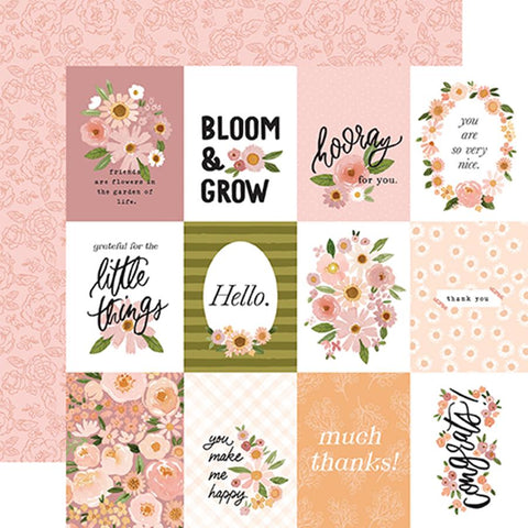 Carta Bella Flora No. 6 Soft Journaling Cards Patterned Paper