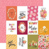 Carta Bella Flora No. 6 Groovy Journaling Cards Patterned Paper