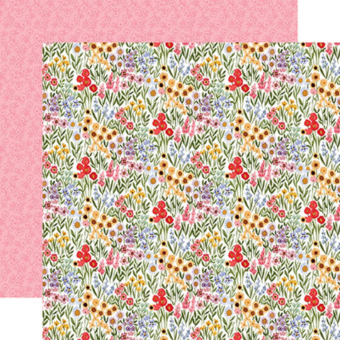 Carta Bella Flora No. 6 Wild Floral Clusters  Patterned Paper