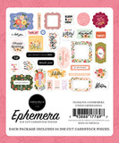 Carta Bella Flora No. 6 Ephemera Embellishments