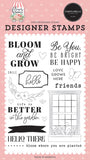 Carta Bella Flower Garden Bloom & Grow Designer Stamp Set