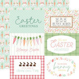 Carta Bella Here Comes Easter 6x4 Journaling Cards Patterned Paper