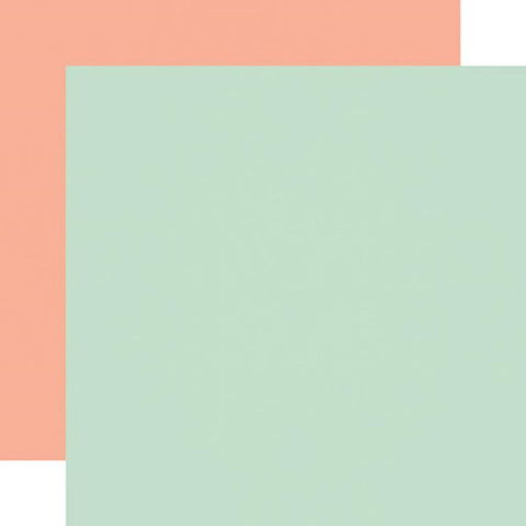 Carta Bella Here Comes Easter Blue / Orange Coordinating Solid