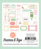Carta Bella Here Comes Easter Frames & Tags Embellishments