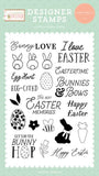 Carta Bella Here Comes Easter Bunny Hop Designer Stamp Set