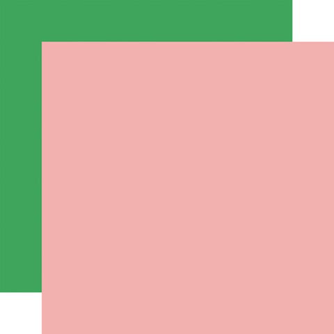 Carta Bella Happy Crafting Pink / Green Coordinating Solid