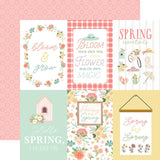 Carta Bella Here Comes Spring 4x6 Journaling Cards Patterned Paper