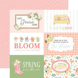 Carta Bella Here Comes Spring 6x4 Journaling Cards Patterned Paper