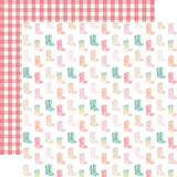 Carta Bella Here Comes Spring Garden Boots Patterned Paper