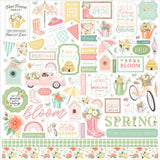 Carta Bella Here Comes Spring Element Sticker Sheet