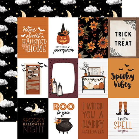 Halloween Collection 12 x 12 Scrapbook Sticker Sheet by Carta Bella
