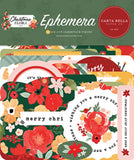 Carta Bella Christmas Flora Joyful Ephemera Die Cut Embellishments