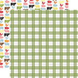 Carta Bella Farmhouse Living Country Plaid Patterned Paper