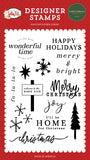 Carta Bella Letters To Santa Fa La La La Designer Stamp Set