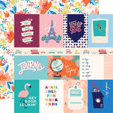Carta Bella Let's Travel 3X4 Journaling Cards Patterned Paper