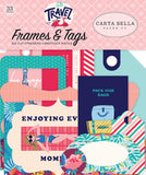 Carta Bella Let's Travel Frames & Tags Embellishments