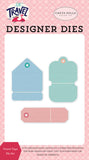 Carta Bella Let's Travel Travel Tags Designer Die Set