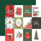 Carta Bella Christmas Flora Merry Journaling Cards Patterned Paper