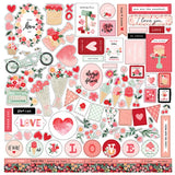 Carta Bella My Valentine Element Sticker Sheet