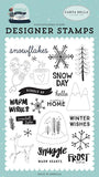 Carta Bella Snow Much Fun Frost And Ice Designer Stamp Set