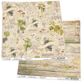 Ciao Bella Aesop's Fables Grapes and Mushrooms Patterned Paper