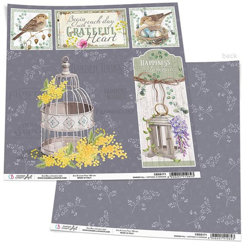Ciao Bella Sparrow Hill Happiness is homemade Patterned Paper