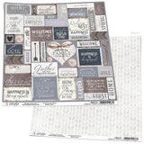 Ciao Bella Sparrow Hill Sentiments Patterned Paper