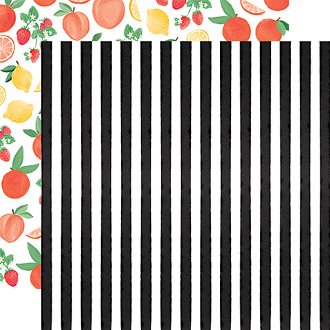 Carta Bella Summer Market Market Stripe Patterned Paper