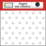 Carta Bella Sunflower Market Gather Dots Designer 6x6 Stencil