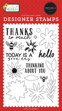 Carta Bella Sunflower Market Today Is A Good Day Designer Stamp Set