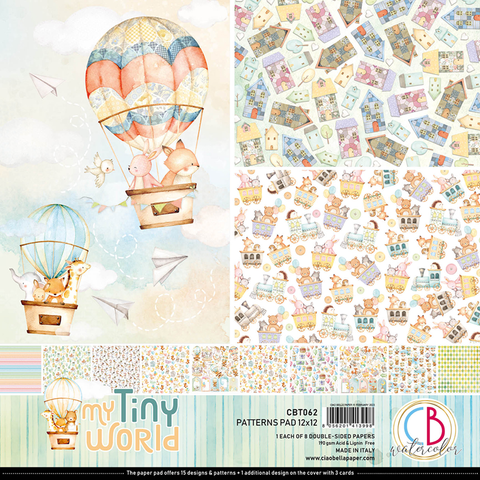 Ciao Bella My Tiny World 12x12 Patterns Paper Pad
