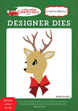 Carta Bella A Very Merry Christmas Reindeer & Bow Designer Die Set
