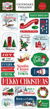 Carta Bella White Christmas 6x13 Chipboard Phrase Embellishments