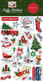 Carta Bella White Christmas Puffy Sticker Embellishments