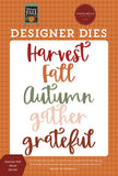 Carta Bella Welcome Fall Harvest Fall Word Designer Die Set