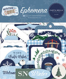 Carta Bella Wintertime Ephemera Embellishments