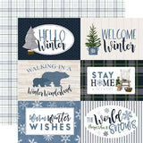 Carta Bella Welcome Winter 6X4 Journaling Cards Patterned Paper