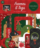 Carta Bella Happy Christmas Frames & Tags Embellishments