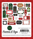 Carta Bella Happy Christmas Frames & Tags Embellishments