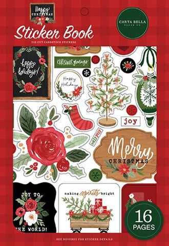 Carta Bella Happy Christmas Sticker Book