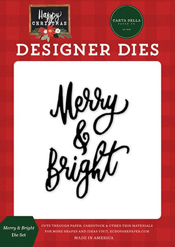 Carta Bella Happy Christmas Merry & Bright Designer Die Set