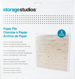 Storage Studios Paper File w/Tabbed Dividers & Labels